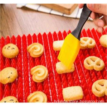 Silicone Non-stick Healthy Cooking Baking Mat Red